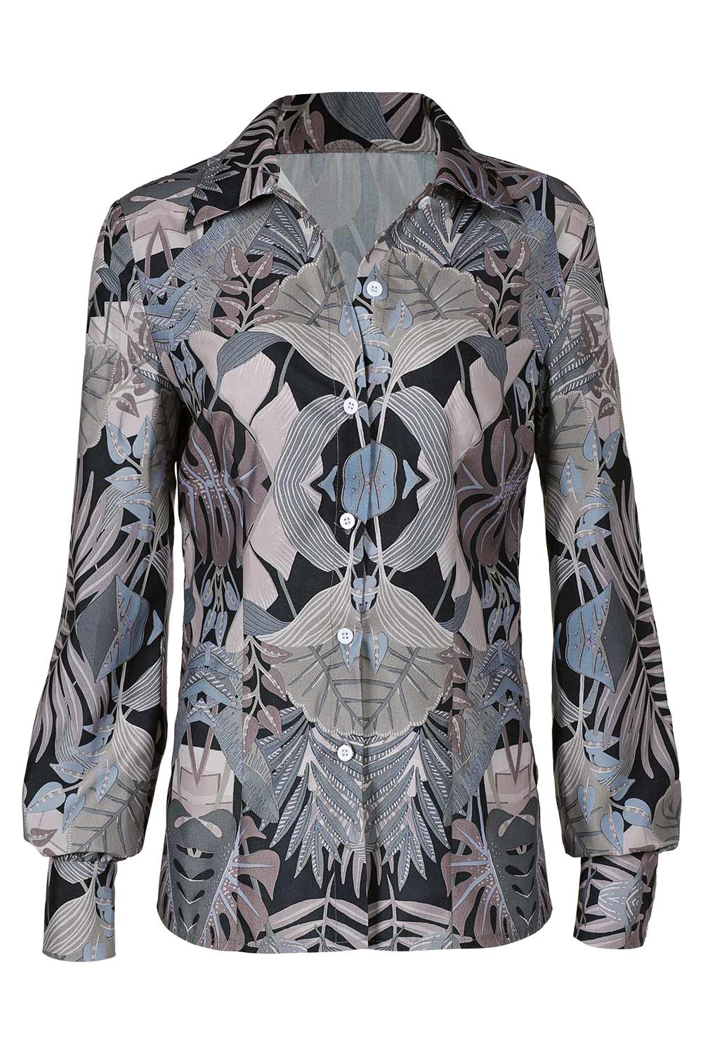 TV Griselda 2024 Griselda Blanco Printed Long-sleeved Shirt Outfits Halloween Carnival Suit Cosplay Costume