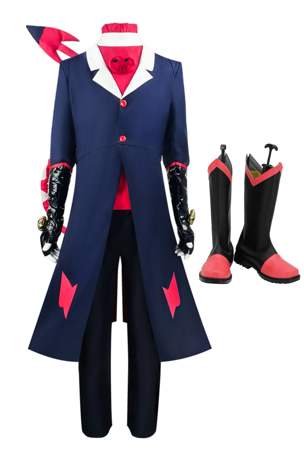 TV Hazbin Hotel (2024) Helluva Boss Blitz Outfits Halloween Carnival Suit Cosplay Costume