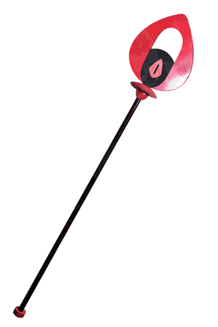 TV Hazbin Hotel 2024 Alastor Cosplay 85 CM Microphone Cane Halloween
