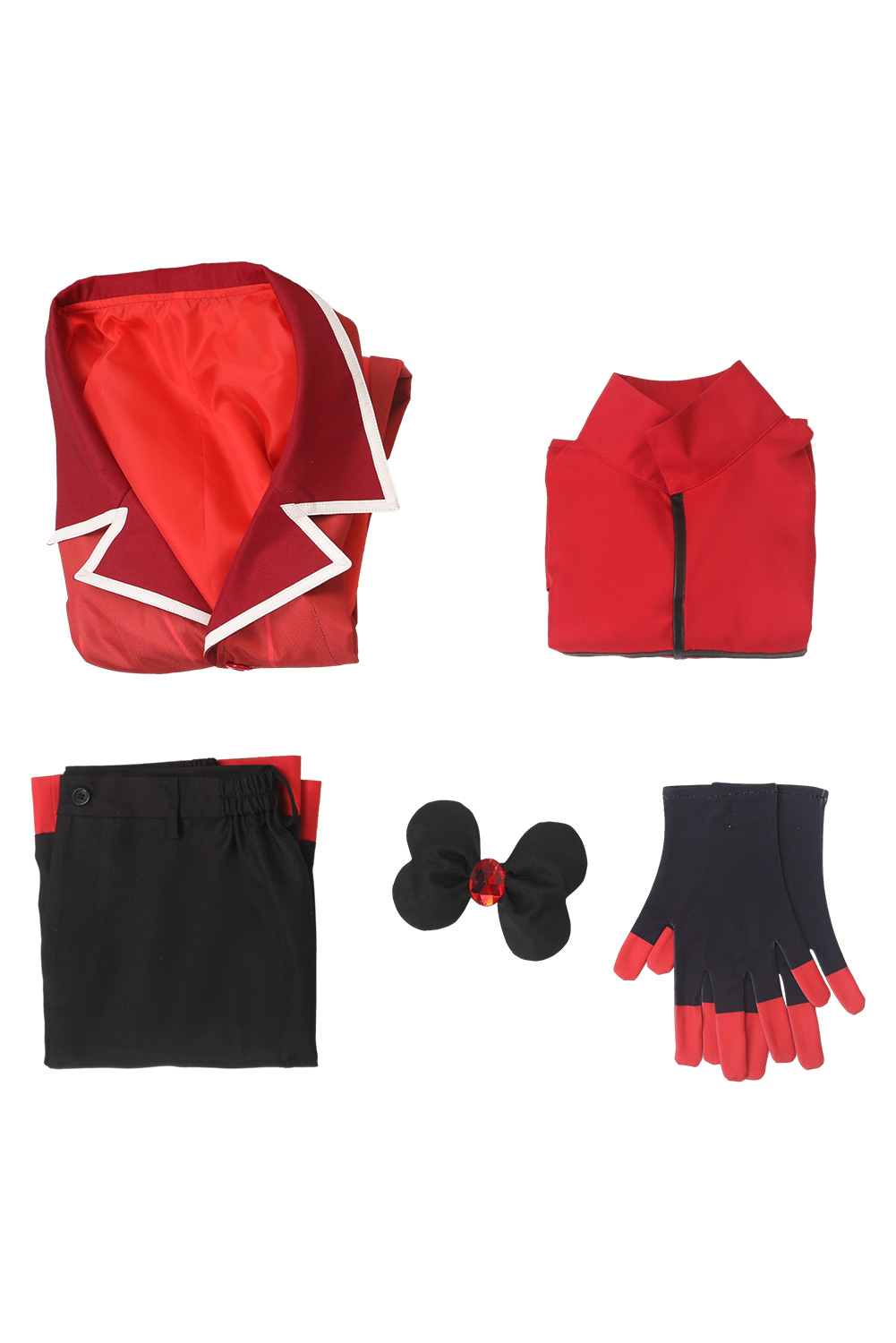 TV Hazbin Hotel 2024 Alastor Outfits Halloween Carnival Suit Cosplay Costume