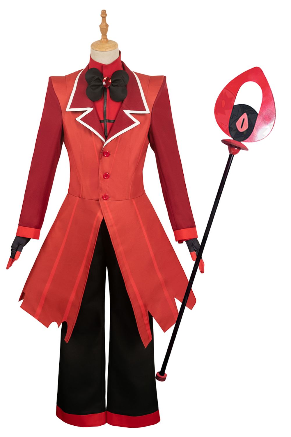 TV Hazbin Hotel 2024 Alastor Outfits Halloween Carnival Suit Cosplay Costume