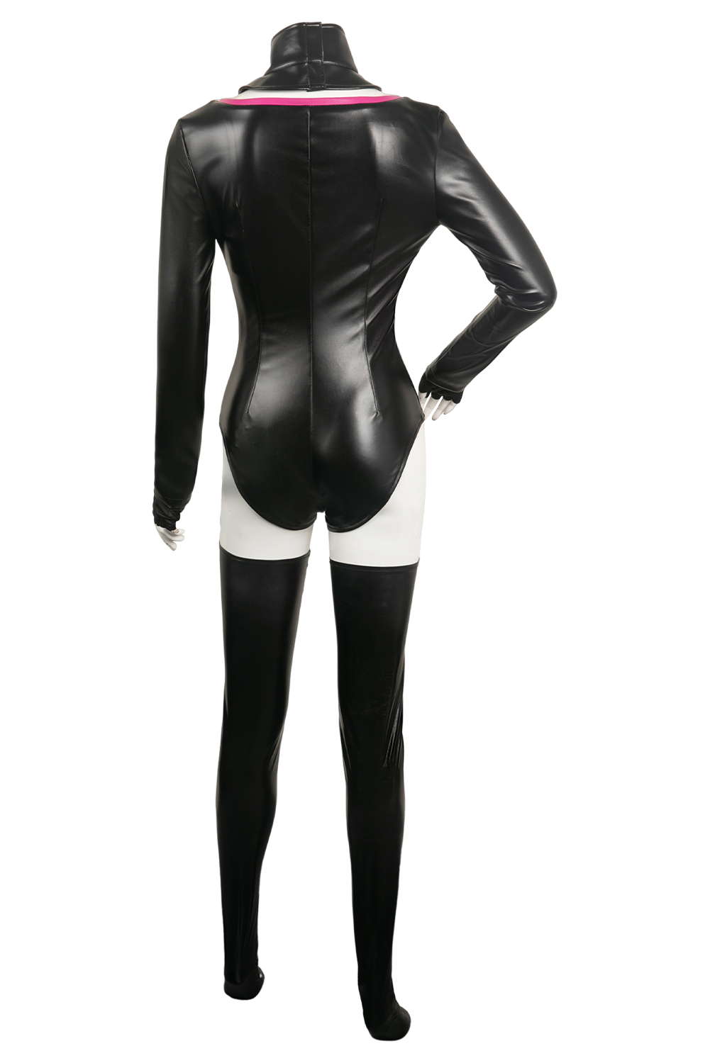 TV Hazbin Hotel 2024 Angel Dust Leather Jumpsuit Outfits Halloween Carnival Suit Cosplay Costume