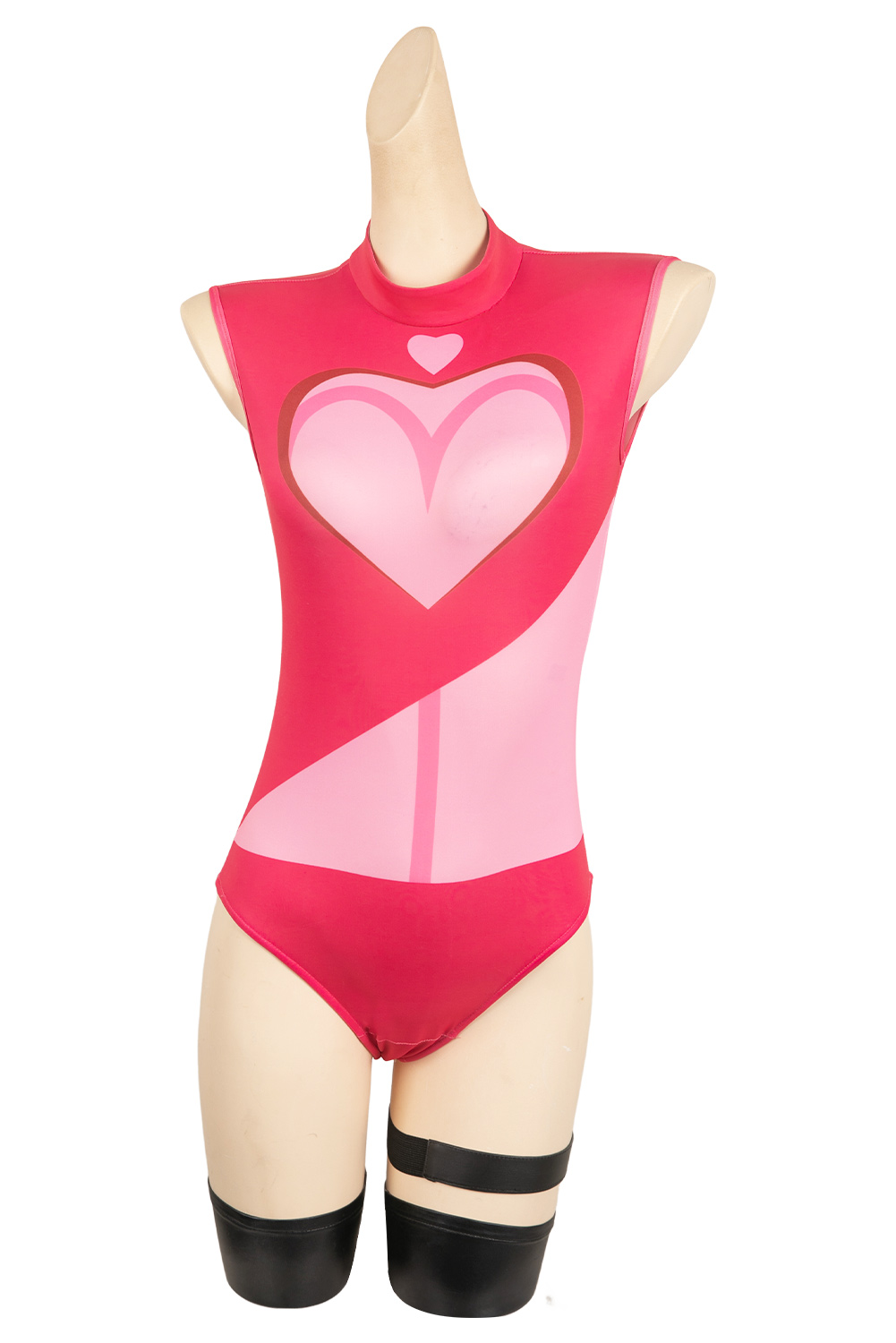 TV Hazbin Hotel 2024 Angel Dust Rose Red Jumpsuit Outfits Halloween Carnival Suit Cosplay Costume