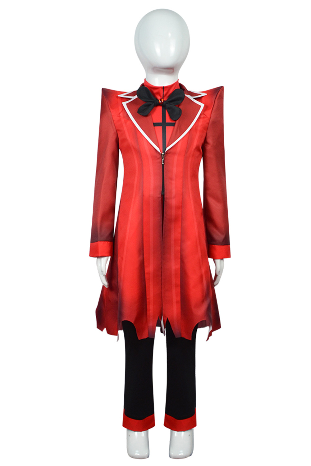 TV Hazbin Hotel 2024 Kids Children Alastor Outfits Halloween Carnival Suit Cosplay Costume