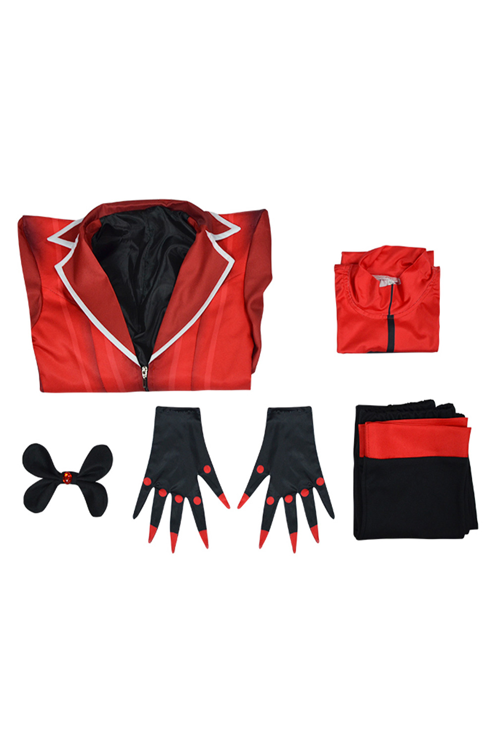 TV Hazbin Hotel 2024 Kids Children Alastor Outfits Halloween Carnival Suit Cosplay Costume