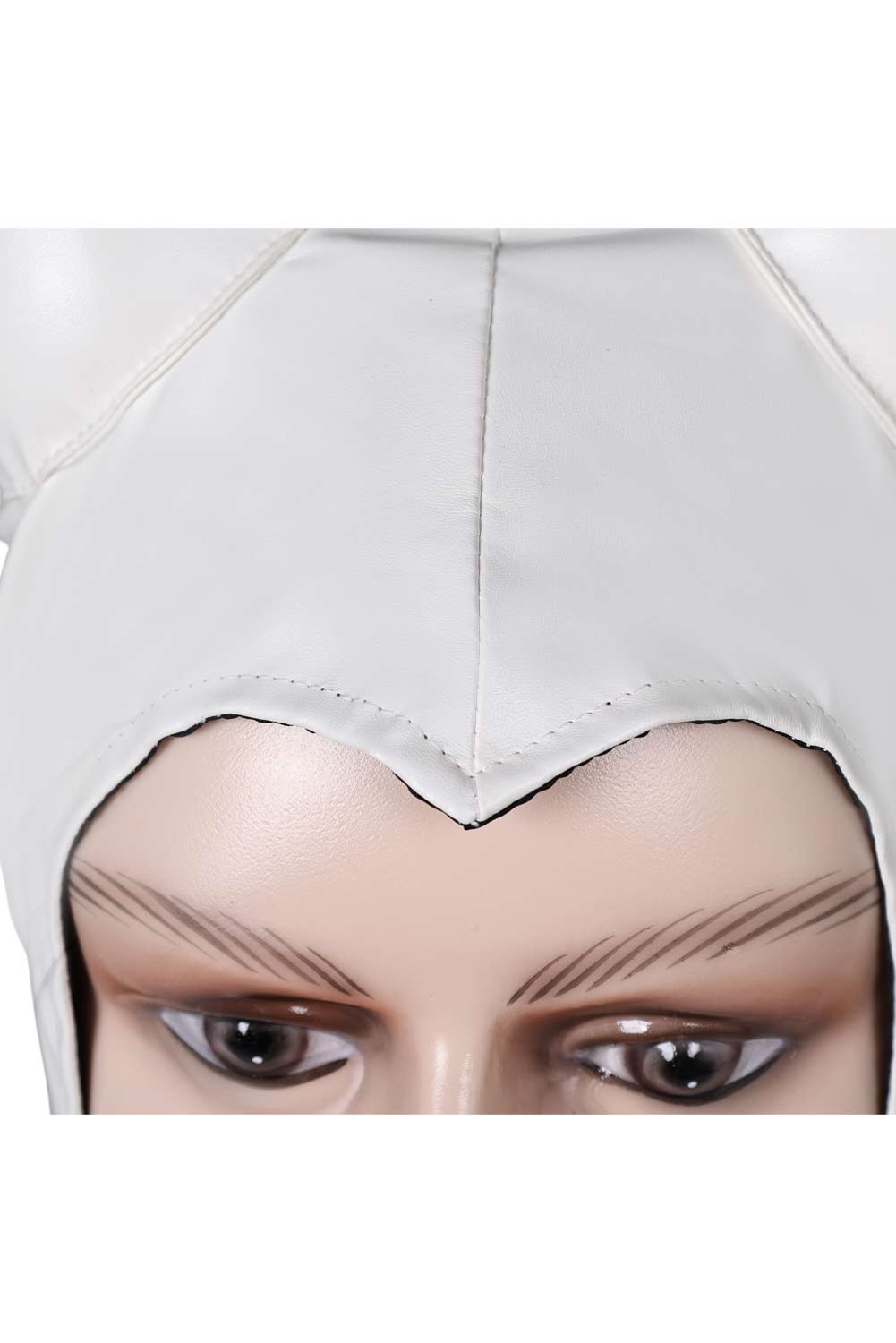 TV Hazbin Hotel Adam The Exorcist Cosplay Black And White Headband Hat Halloween Costume Accessories