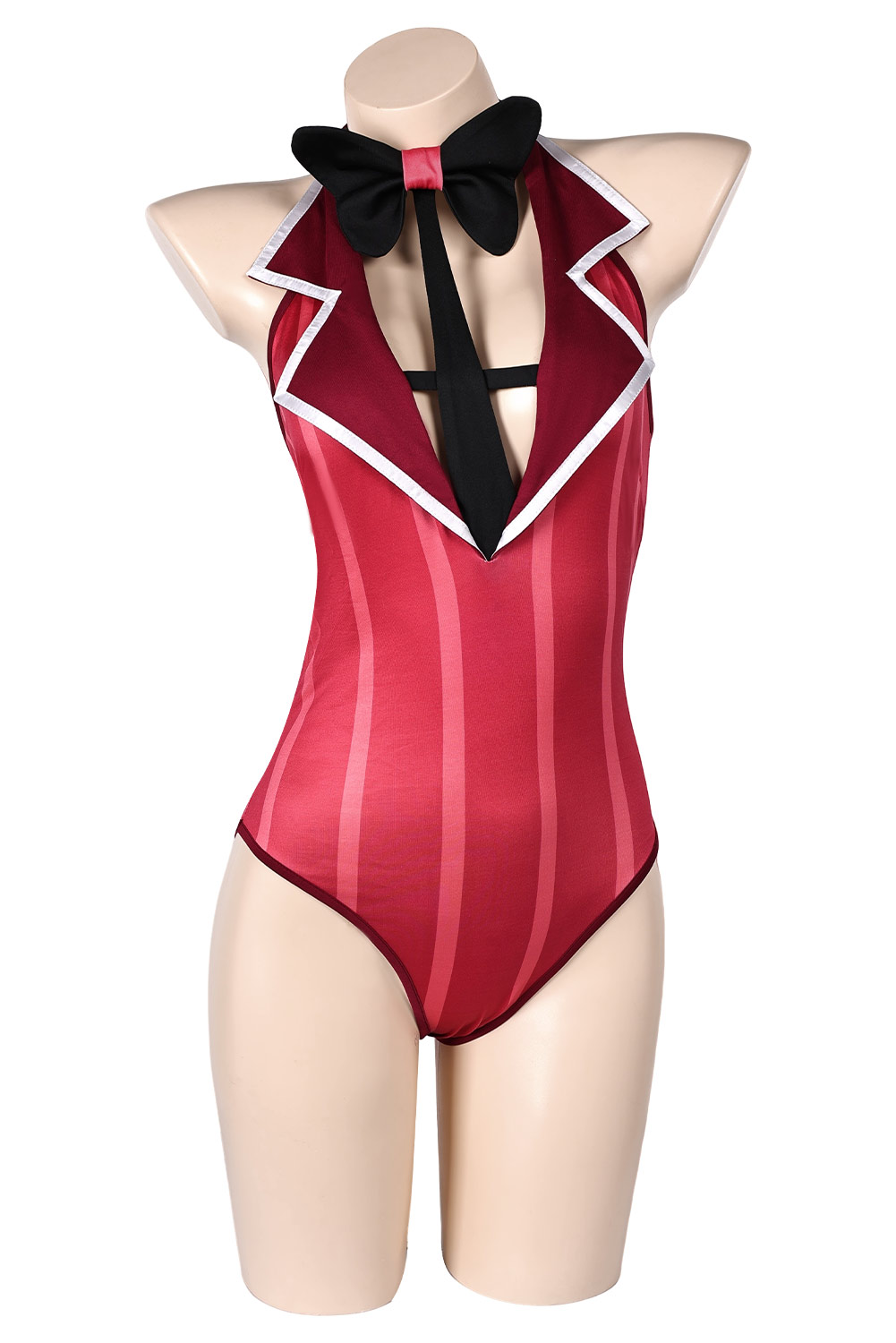 TV Hazbin Hotel Alastor One-piece Swimsuit Femboy Clothing Outfits Halloween Carnival Suit Cosplay Costume