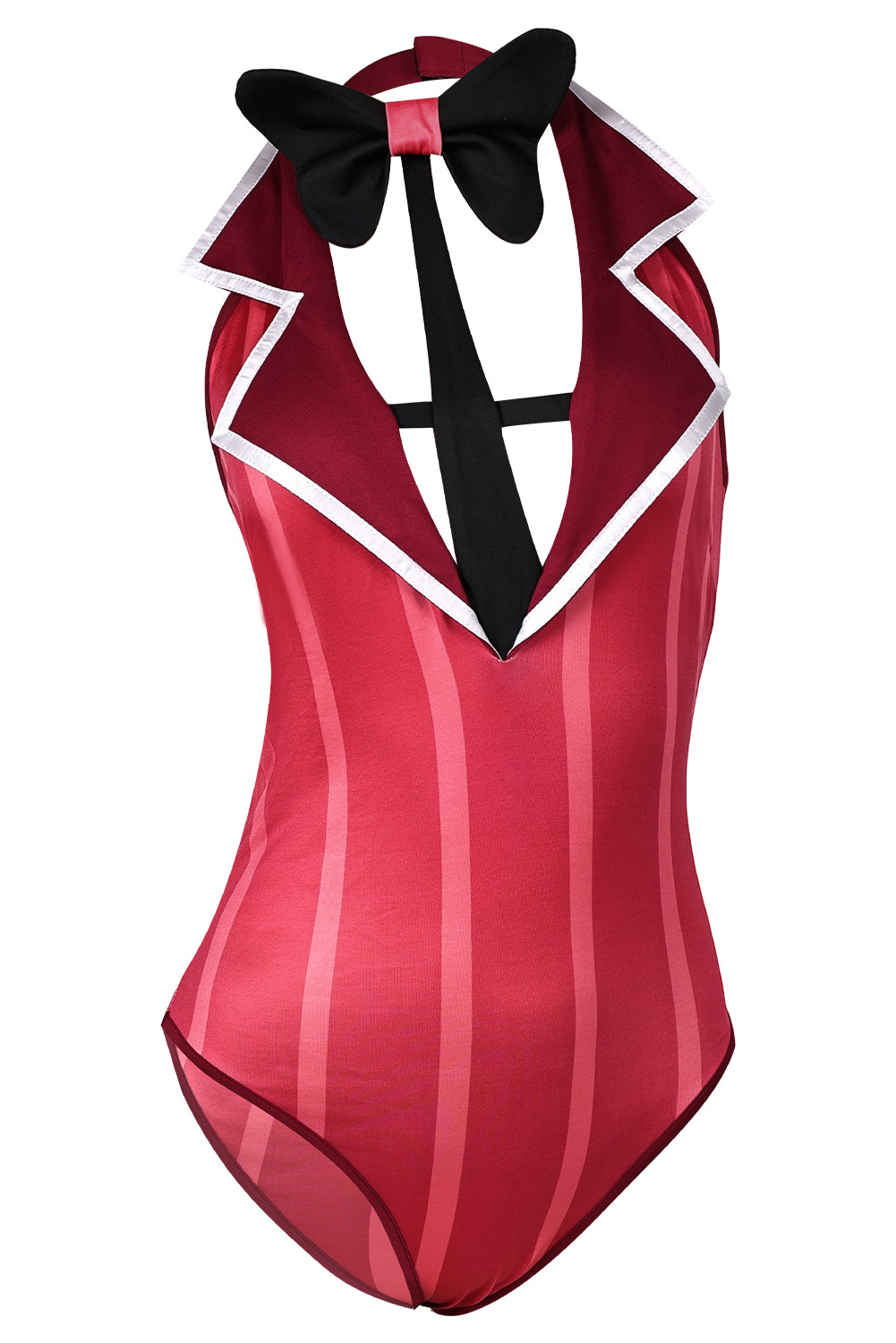 TV Hazbin Hotel Alastor One-piece Swimsuit Femboy Clothing Outfits Halloween Carnival Suit Cosplay Costume