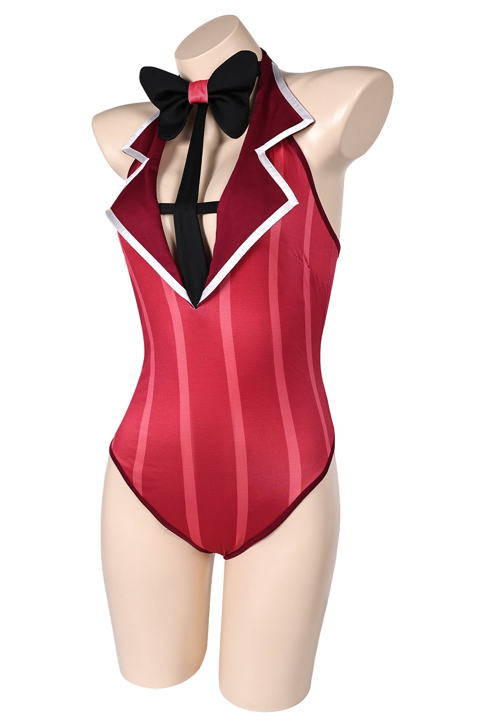 TV Hazbin Hotel Alastor One-piece Swimsuit Femboy Clothing Outfits Halloween Carnival Suit Cosplay Costume