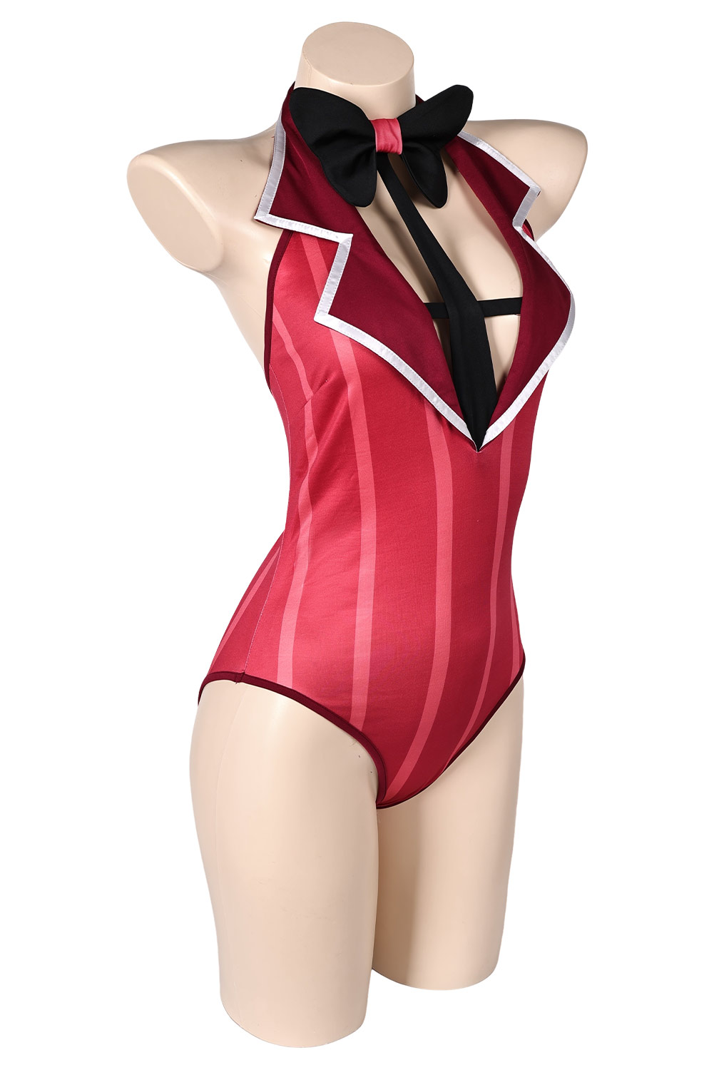 TV Hazbin Hotel Alastor One-piece Swimsuit Femboy Clothing Outfits Halloween Carnival Suit Cosplay Costume