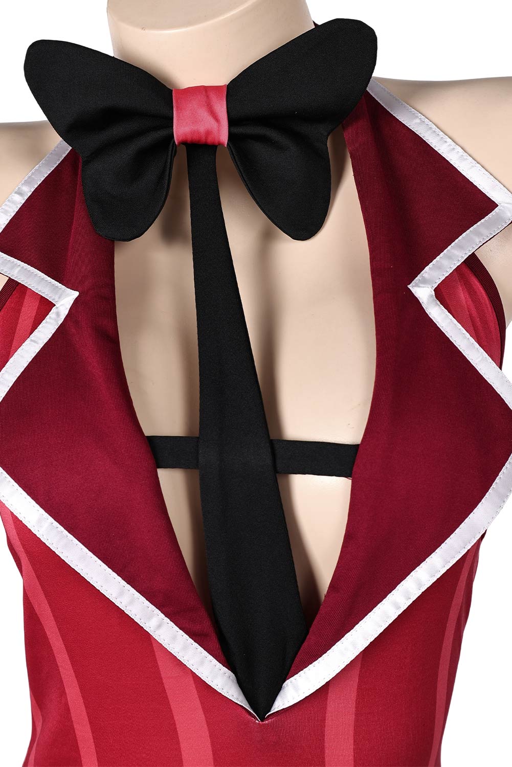TV Hazbin Hotel Alastor One-piece Swimsuit Femboy Clothing Outfits Halloween Carnival Suit Cosplay Costume