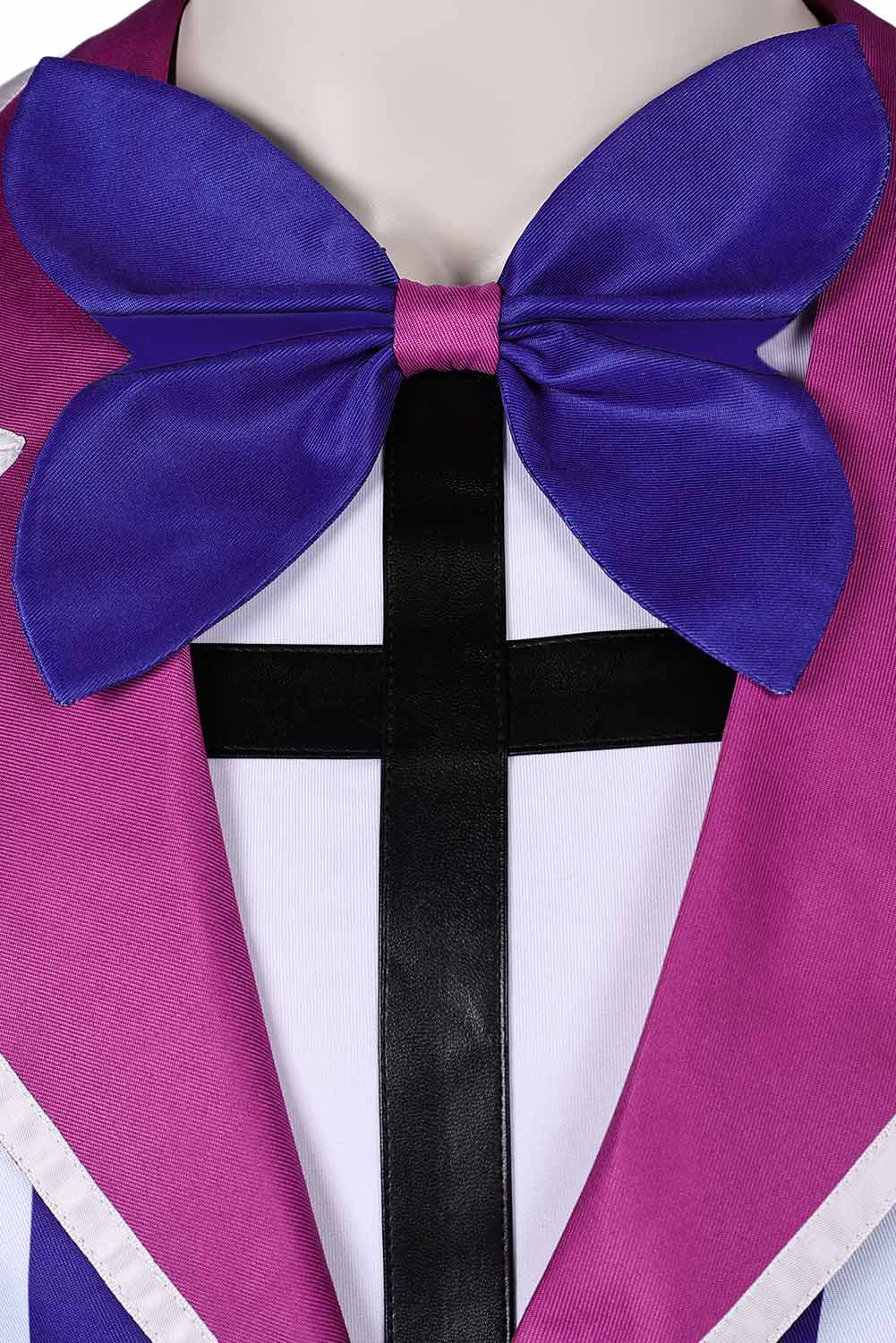 TV Hazbin Hotel Alastor Purple Uniform Outfits Halloween Carnival Suit Cosplay Costume