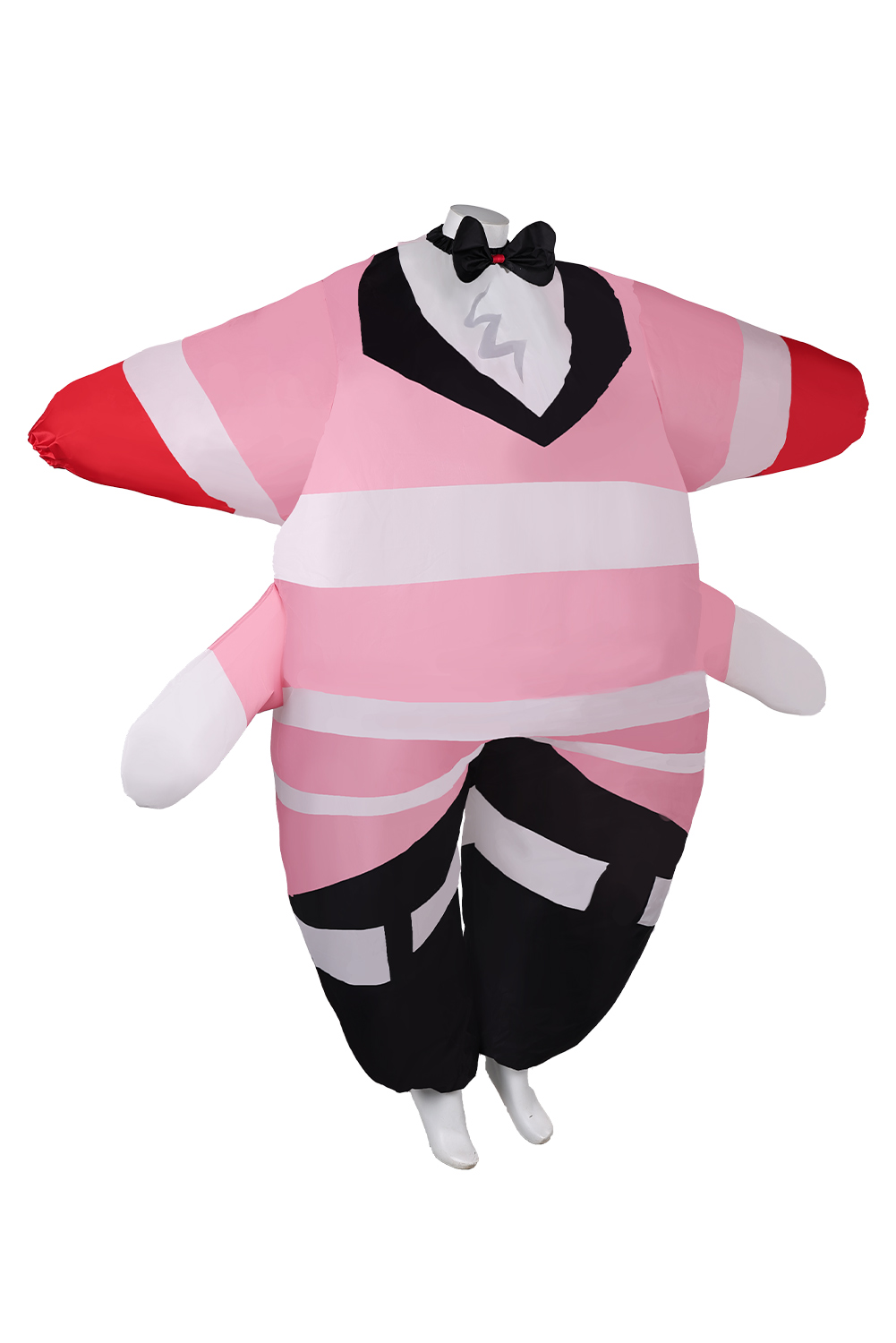 TV Hazbin Hotel Angel Dust Pink Inflatable Full Body Suit Outfits Halloween Carnival Suit Cosplay Costume