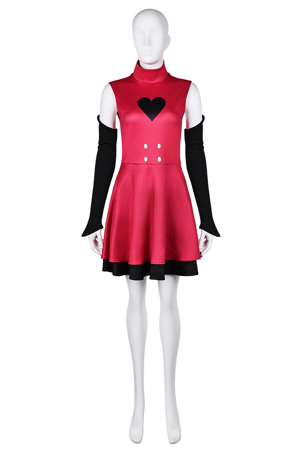 TV Hazbin Hotel Charlie Morningstar Red Dress Combat Outfit Outfits Halloween Carnival Suit Cosplay Costume