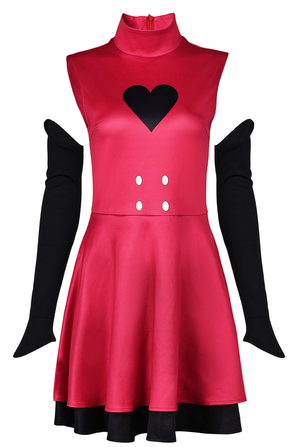 TV Hazbin Hotel Charlie Morningstar Red Dress Combat Outfit Outfits Halloween Carnival Suit Cosplay Costume