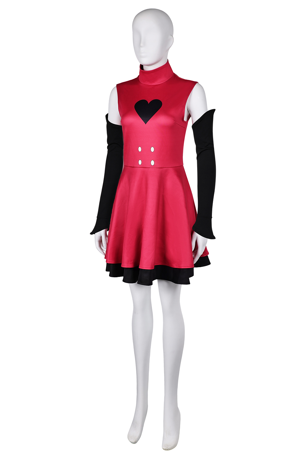 TV Hazbin Hotel Charlie Morningstar Red Dress Combat Outfit Outfits Halloween Carnival Suit Cosplay Costume