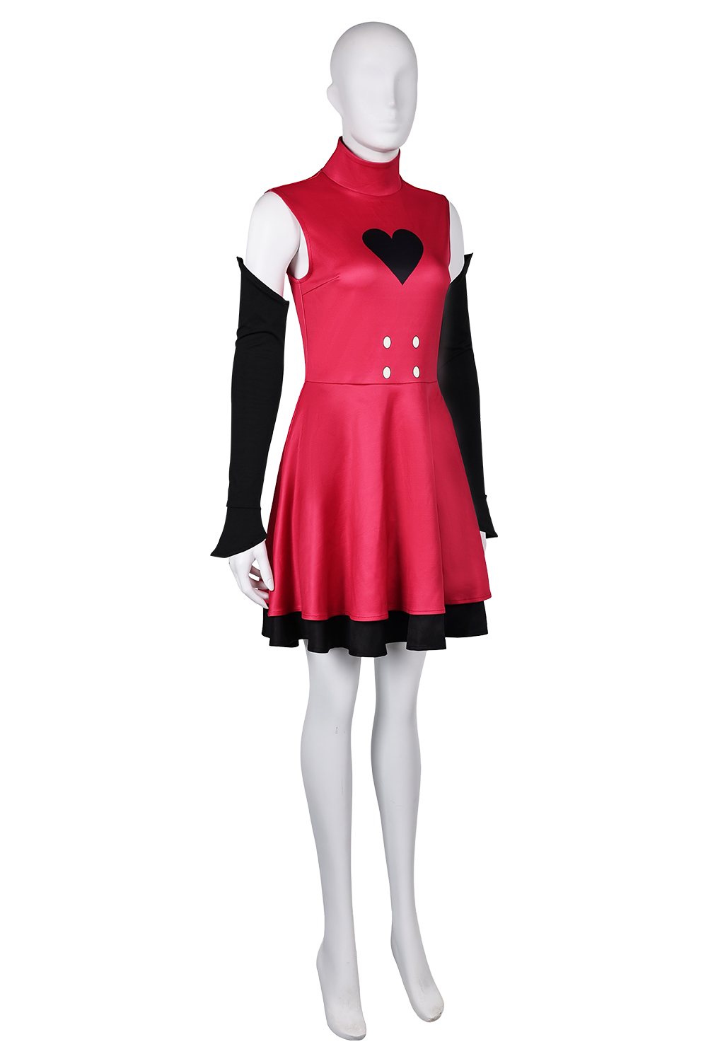 TV Hazbin Hotel Charlie Morningstar Red Dress Combat Outfit Outfits Halloween Carnival Suit Cosplay Costume