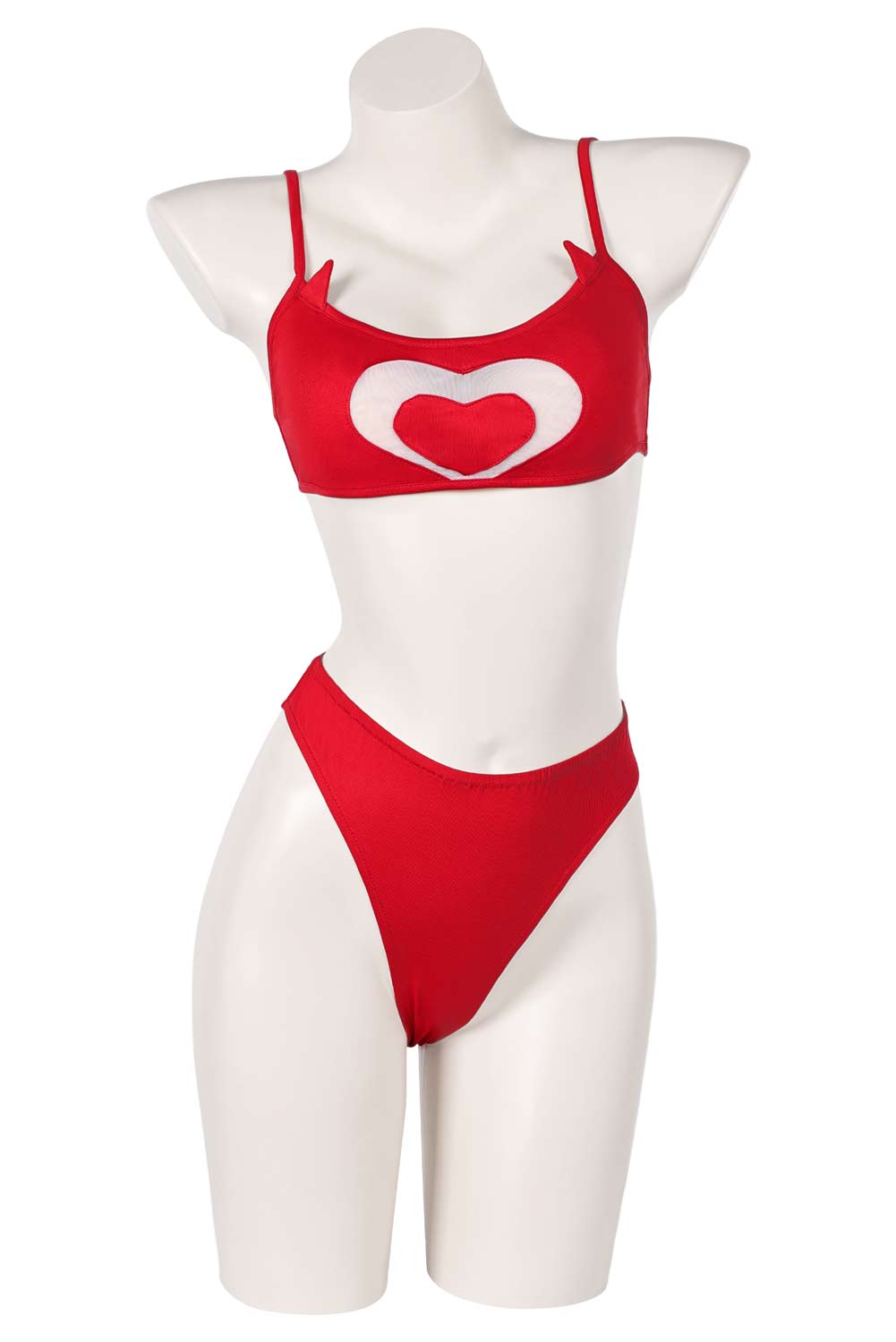 TV Hazbin Hotel Cherri Bomb Red 2 Piece Bikinis Set Swimsuit Outfits Halloween Carnival Suit Cosplay Costume