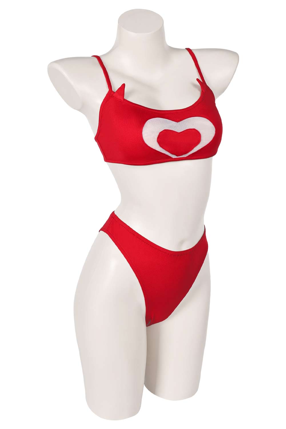TV Hazbin Hotel Cherri Bomb Red 2 Piece Bikinis Set Swimsuit Outfits Halloween Carnival Suit Cosplay Costume