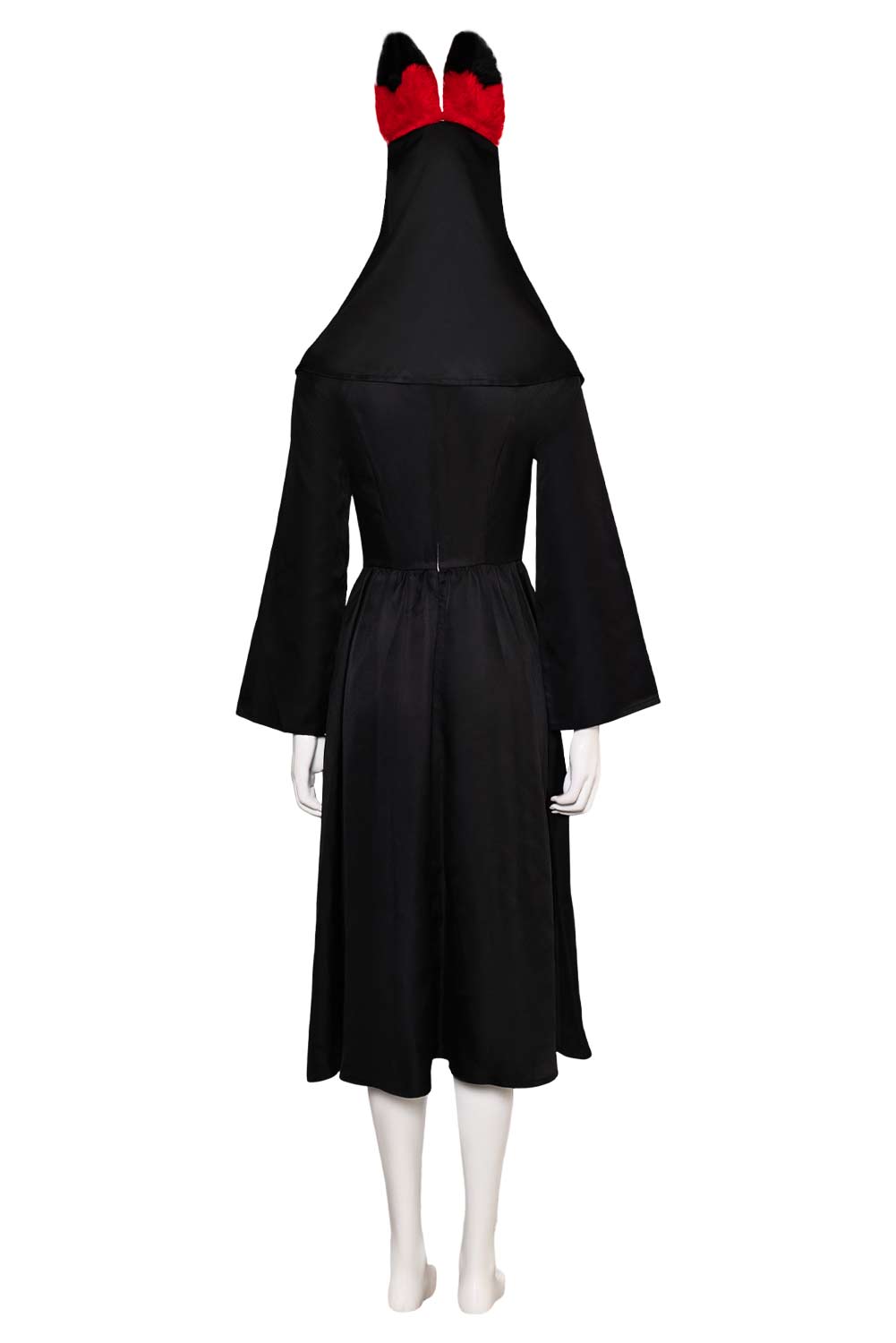 TV Hazbin Hotel Nun Alastor Dress With Hat Outfits Halloween Carnival Suit Cosplay Costume