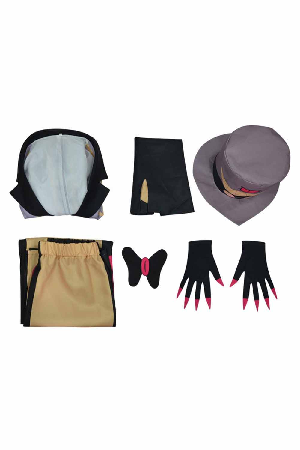 TV Hazbin Hotel Sir Pentious Brown Uniform With Hat Outfits Halloween Carnival Suit Cosplay Costume