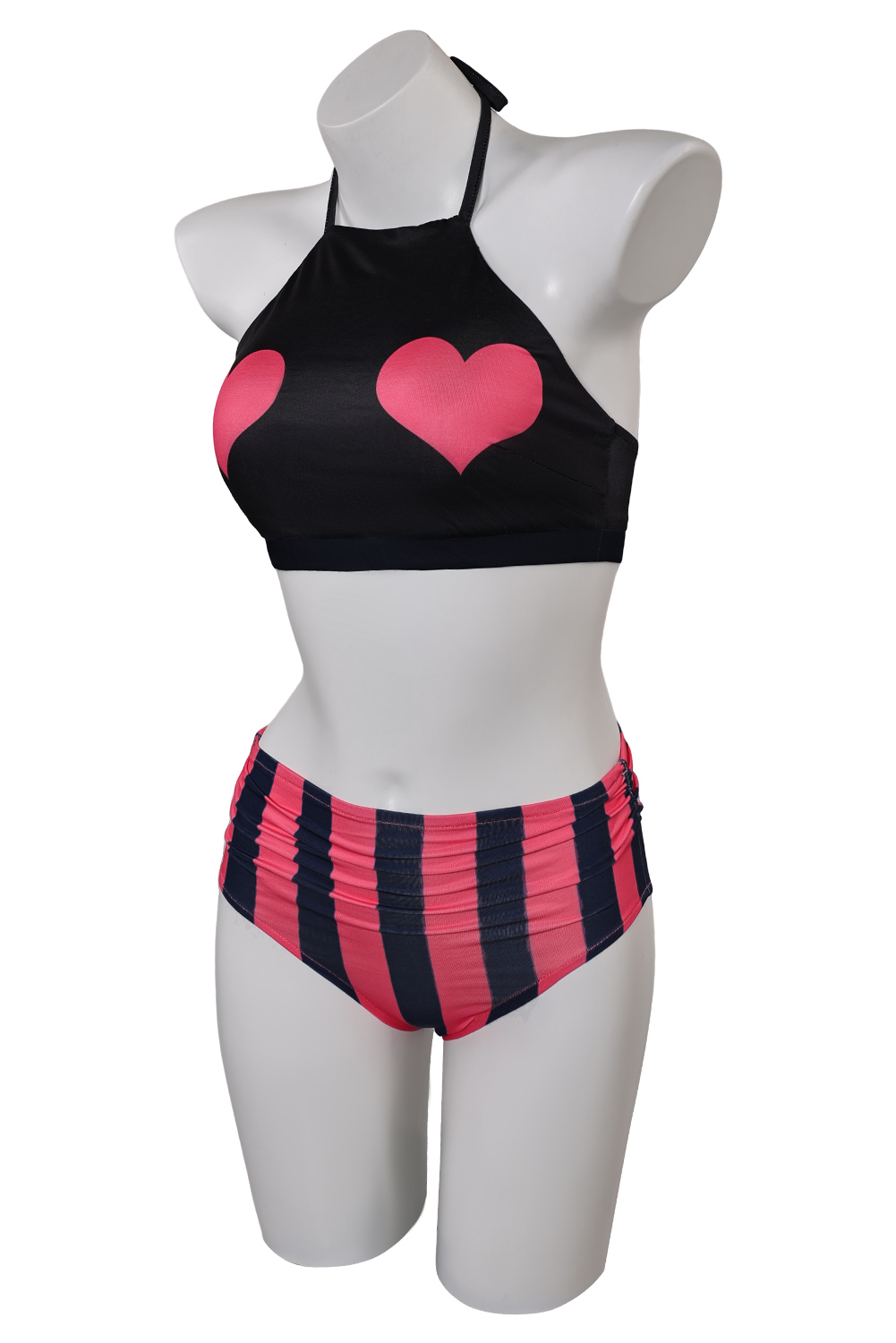 TV Hazbin Hotel Velvette Black Split Swimsuit Outfits Halloween Carnival Suit Cosplay Costume