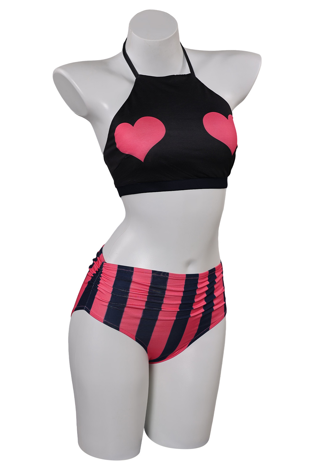 TV Hazbin Hotel Velvette Black Split Swimsuit Outfits Halloween Carnival Suit Cosplay Costume