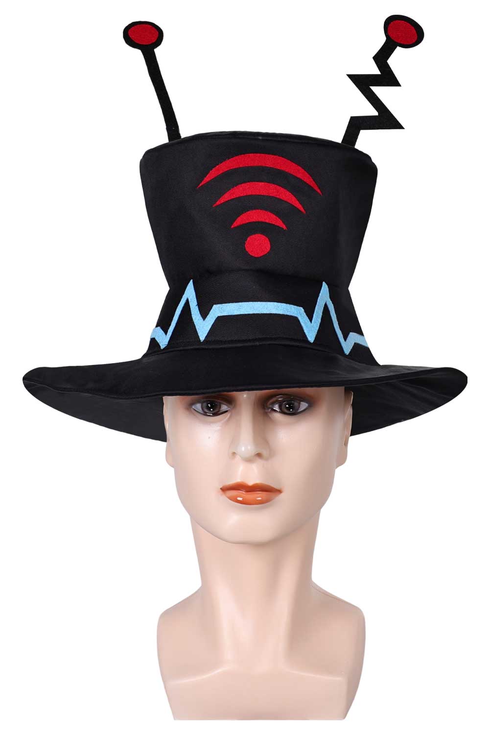 TV Hazbin Hotel Vox Cosplay Hat Cap Halloween Costume Accessories