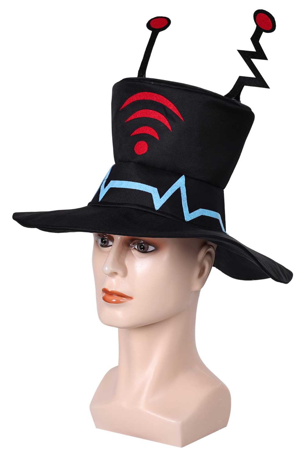 TV Hazbin Hotel Vox Cosplay Hat Cap Halloween Costume Accessories