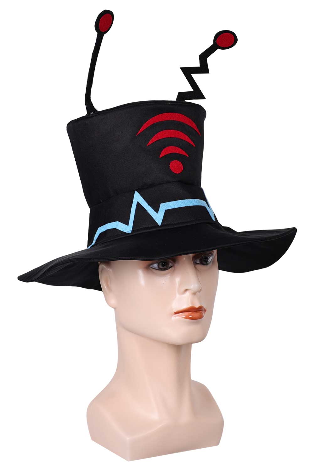 TV Hazbin Hotel Vox Cosplay Hat Cap Halloween Costume Accessories