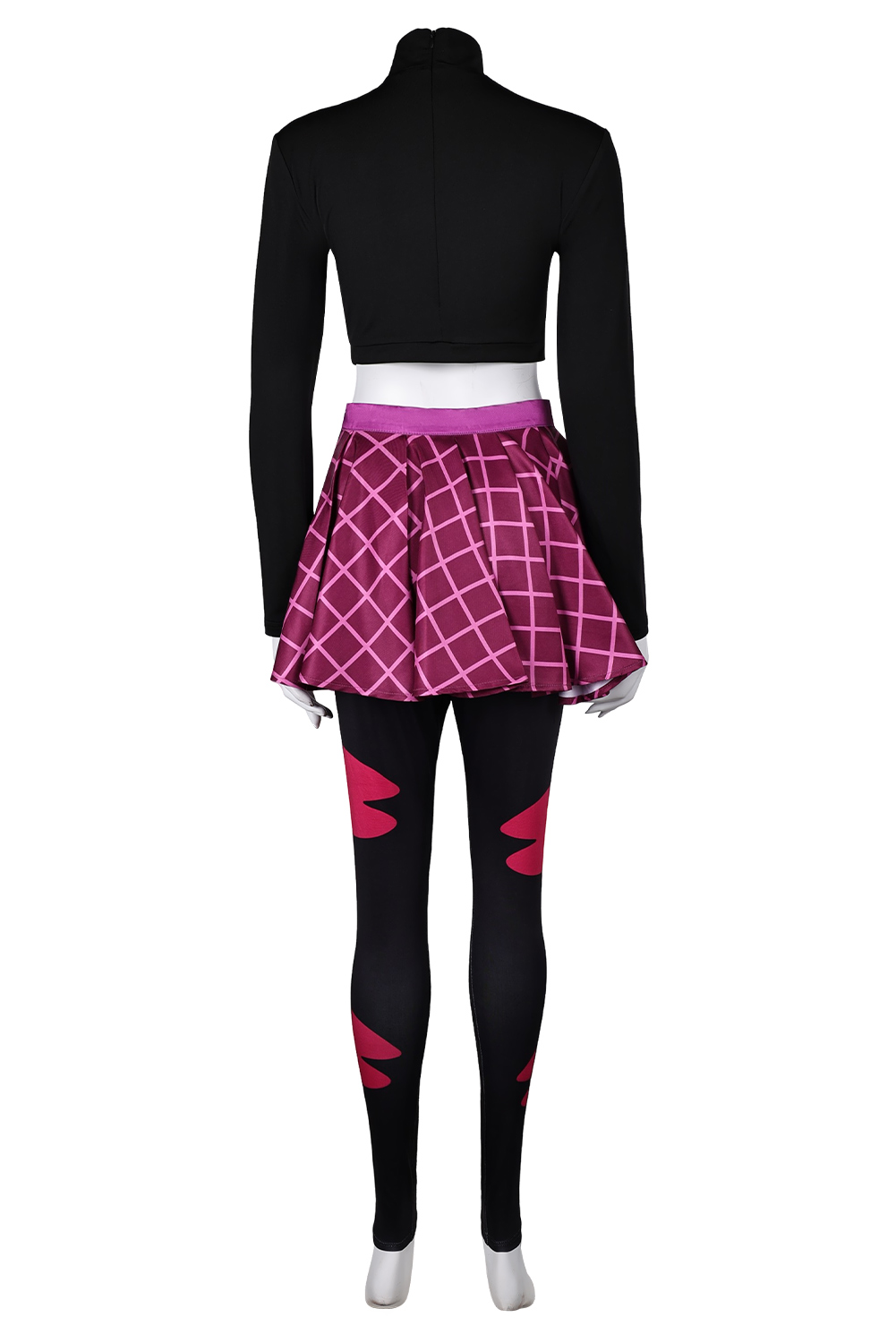 TV Helluva Boss Hazbin Hotel Sallie May Black 3 Pics Set Outfits Halloween Suit Cosplay Costume