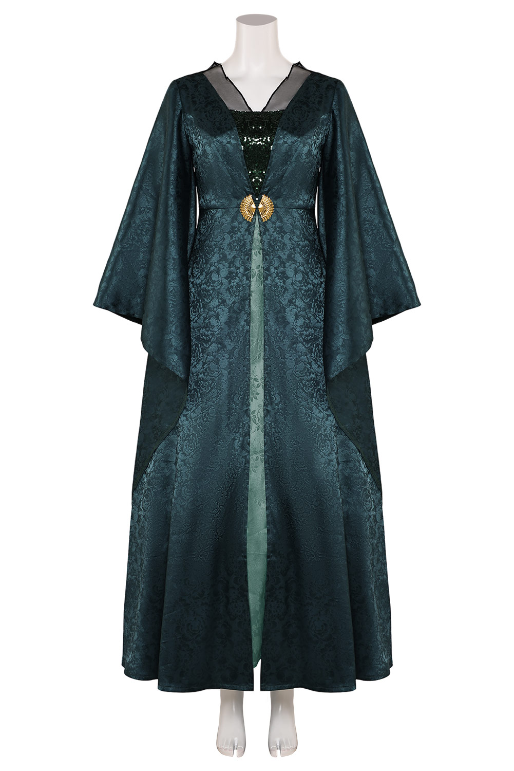 TV House of the Dragon Helaena Targaryen Dark Green Dress Outfits Halloween Carnival Suit Cosplay Costume
