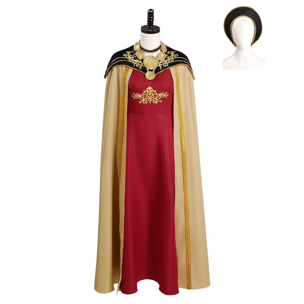 TV House of the Dragon Rhaenyra Targaryen Cosplay Costume Dress Outfits Halloween Carnival Suit