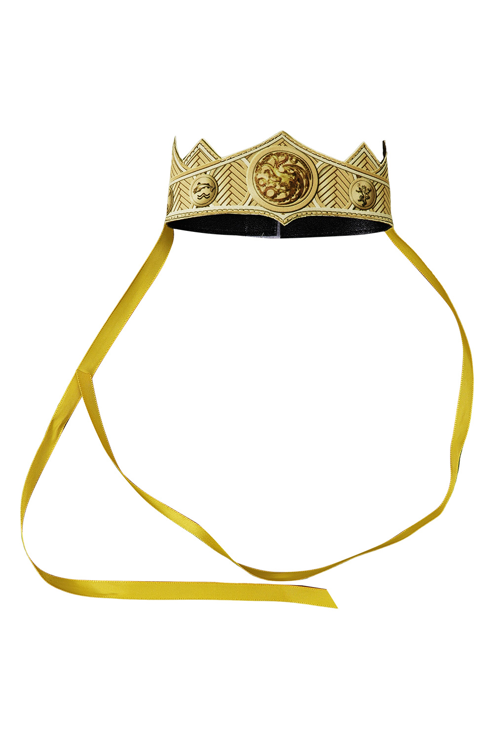TV House of the Dragon Rhaenyra Targaryen Pet Dog Cosplay Crown Halloween Costume Accessories