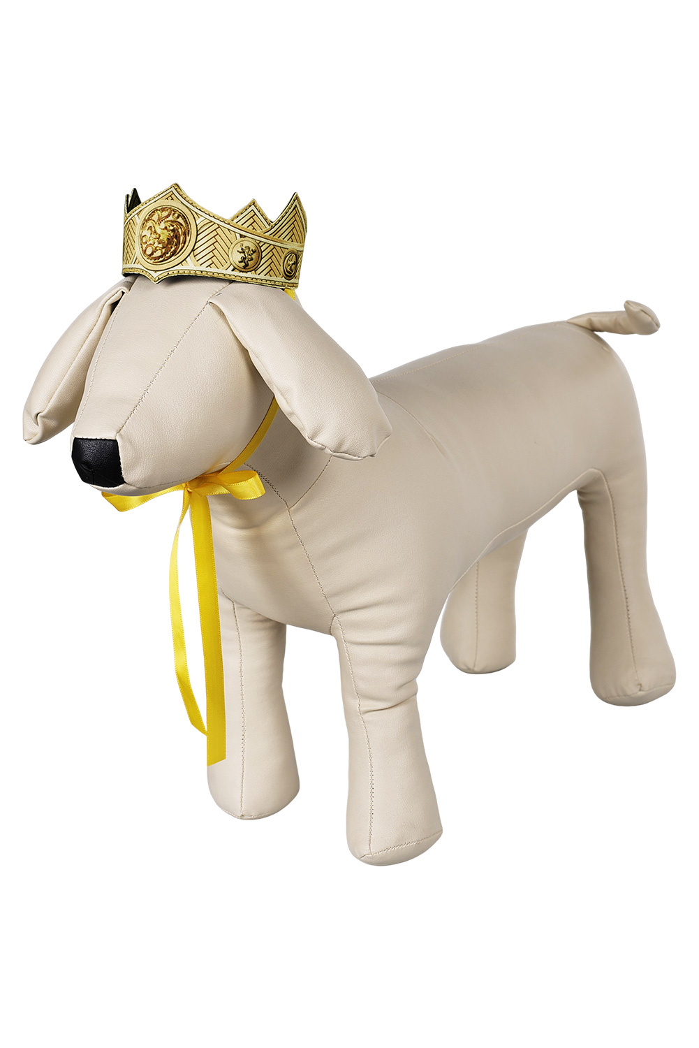 TV House of the Dragon Rhaenyra Targaryen Pet Dog Cosplay Crown Halloween Costume Accessories