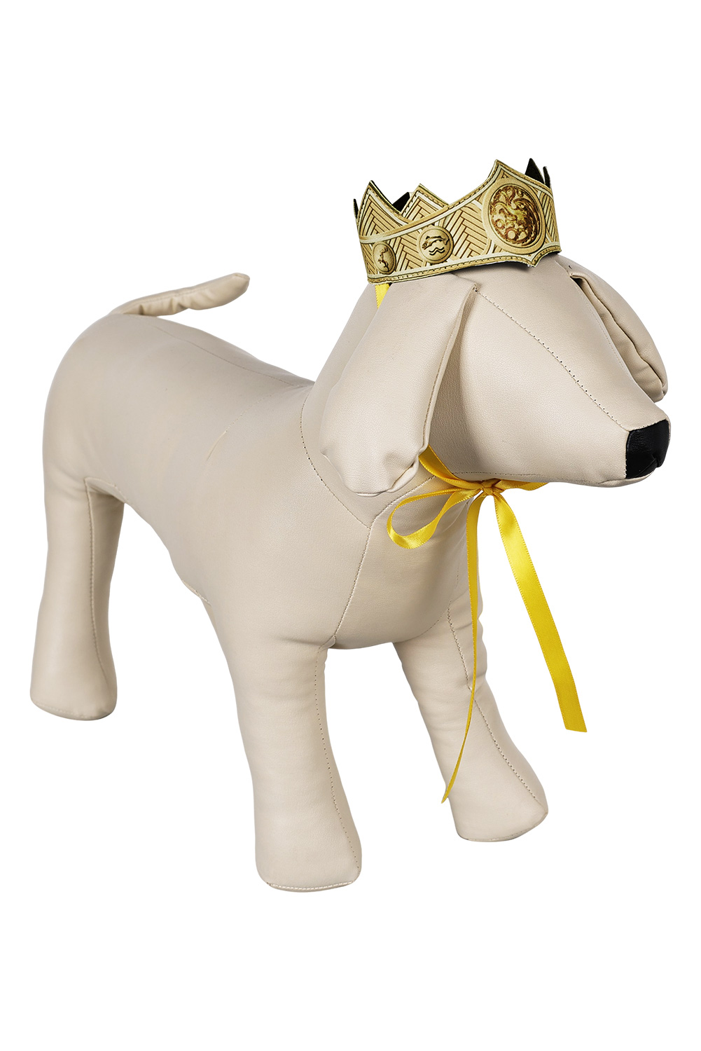 TV House of the Dragon Rhaenyra Targaryen Pet Dog Cosplay Crown Halloween Costume Accessories