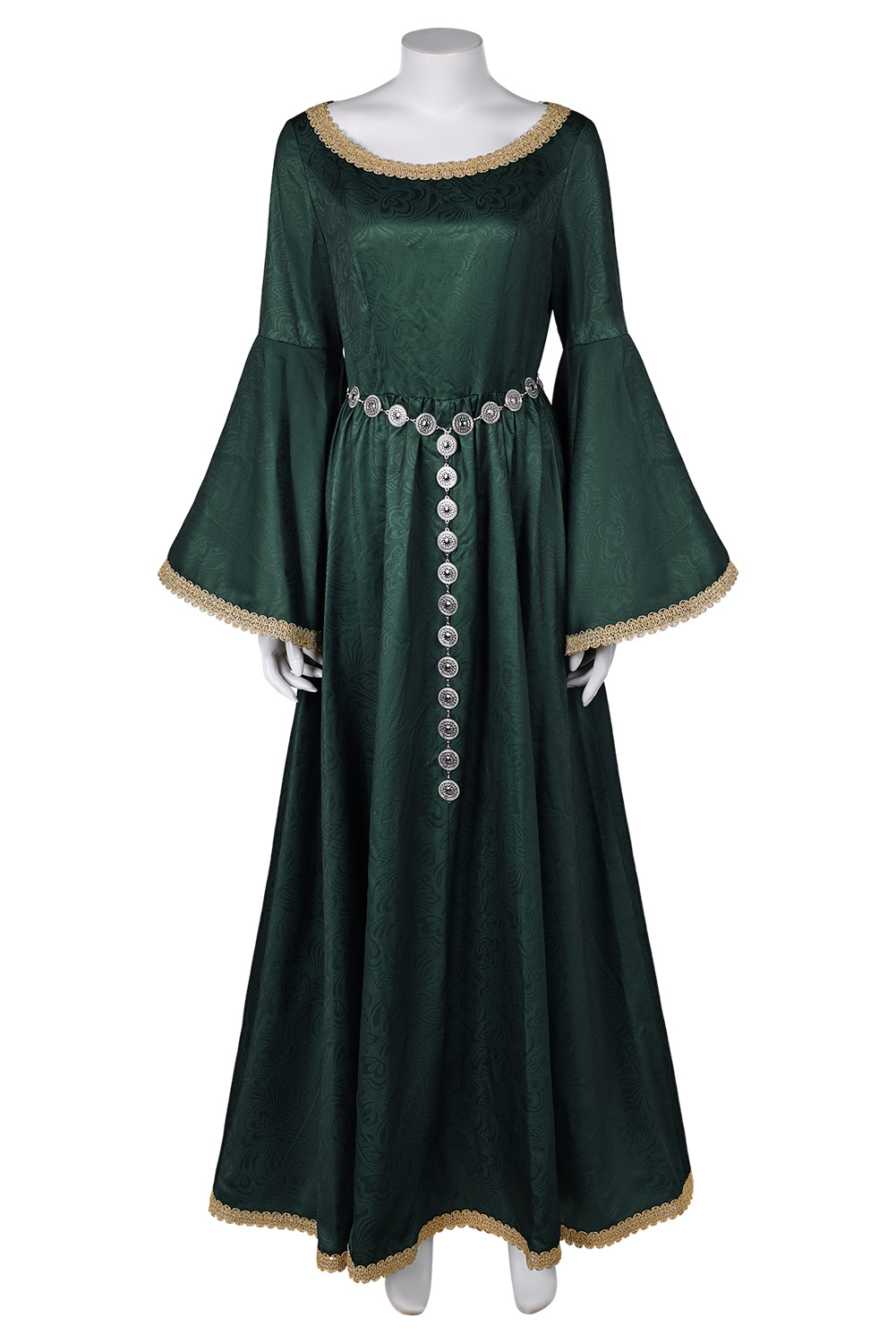 TV House of the Dragon Season 2 Alicent Hightower Green Dress Outfits Halloween Carnival Suit Cosplay Costume
