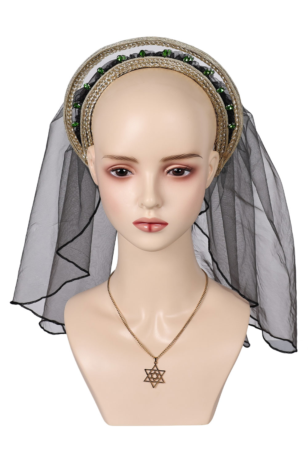TV House of the Dragon Season 2 Alicent Hightower Veil Necklace Halloween Costume Accessories Prop