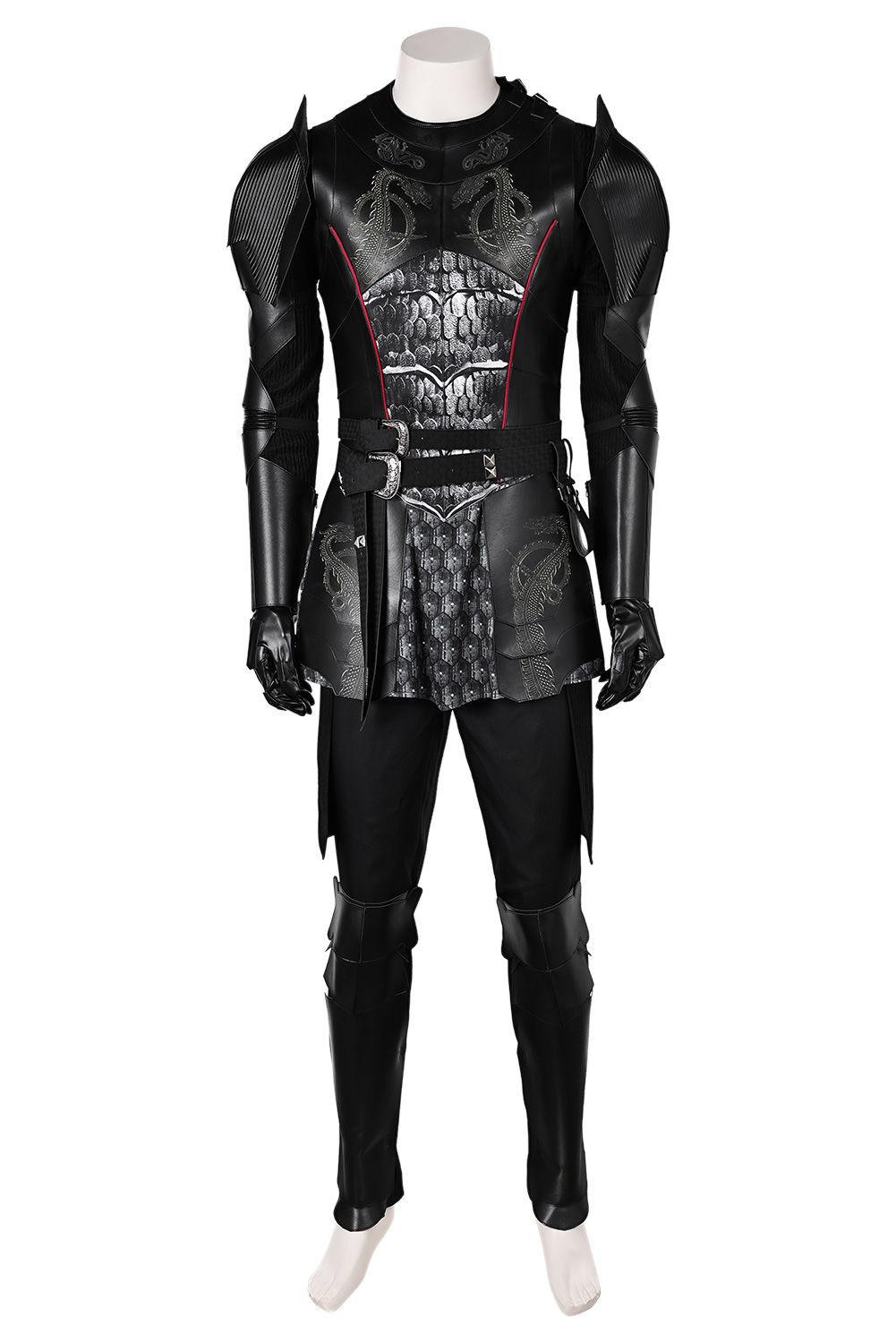TV House of the Dragon Season 2 Daemon Targaryen Leather Outfits Halloween Carnival Suit Cosplay Costume