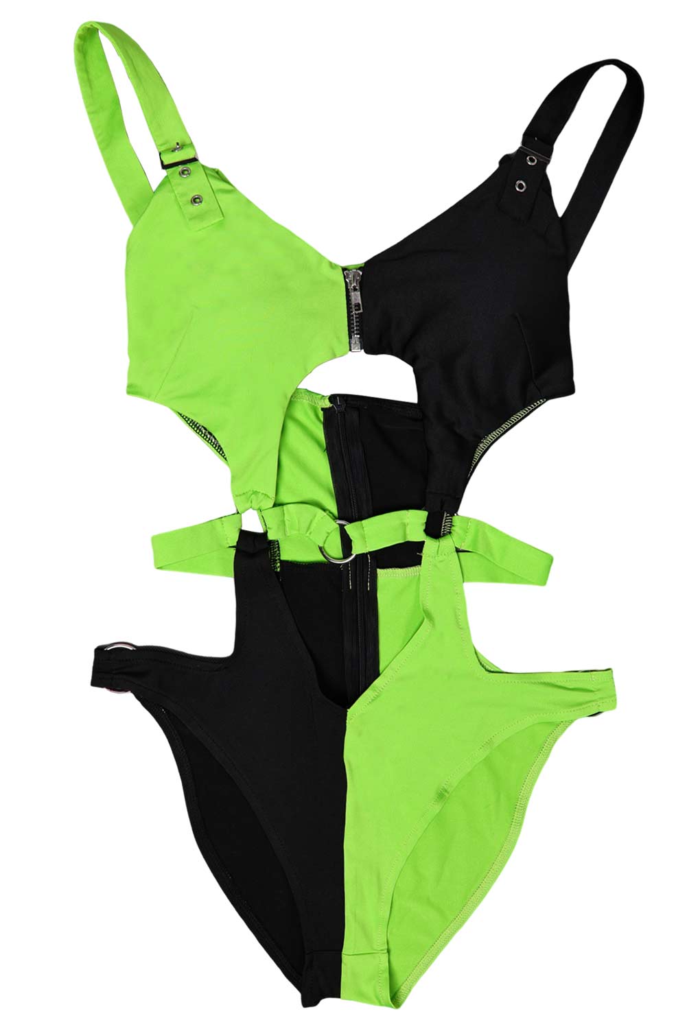 TV Kim Possible Shego Women Green Sexy Swimsuit Outfits Halloween Carnival Suit Cosplay Costume