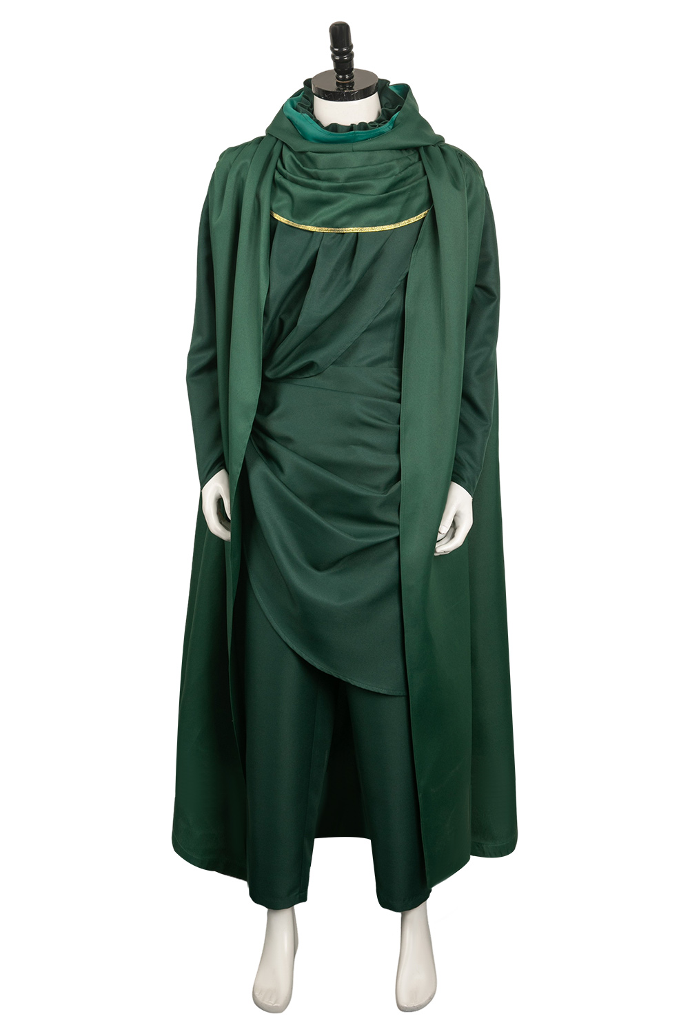 TV Loki Green Cloak Set Outfits Halloween Carnival Suit Cosplay Costume