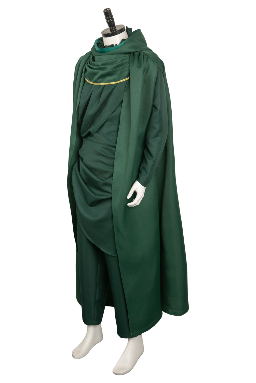 TV Loki Green Cloak Set Outfits Halloween Carnival Suit Cosplay Costume