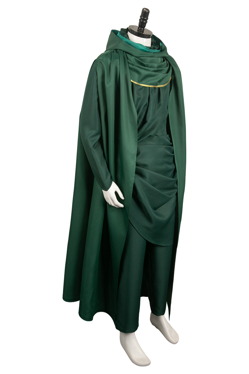 TV Loki Green Cloak Set Outfits Halloween Carnival Suit Cosplay Costume