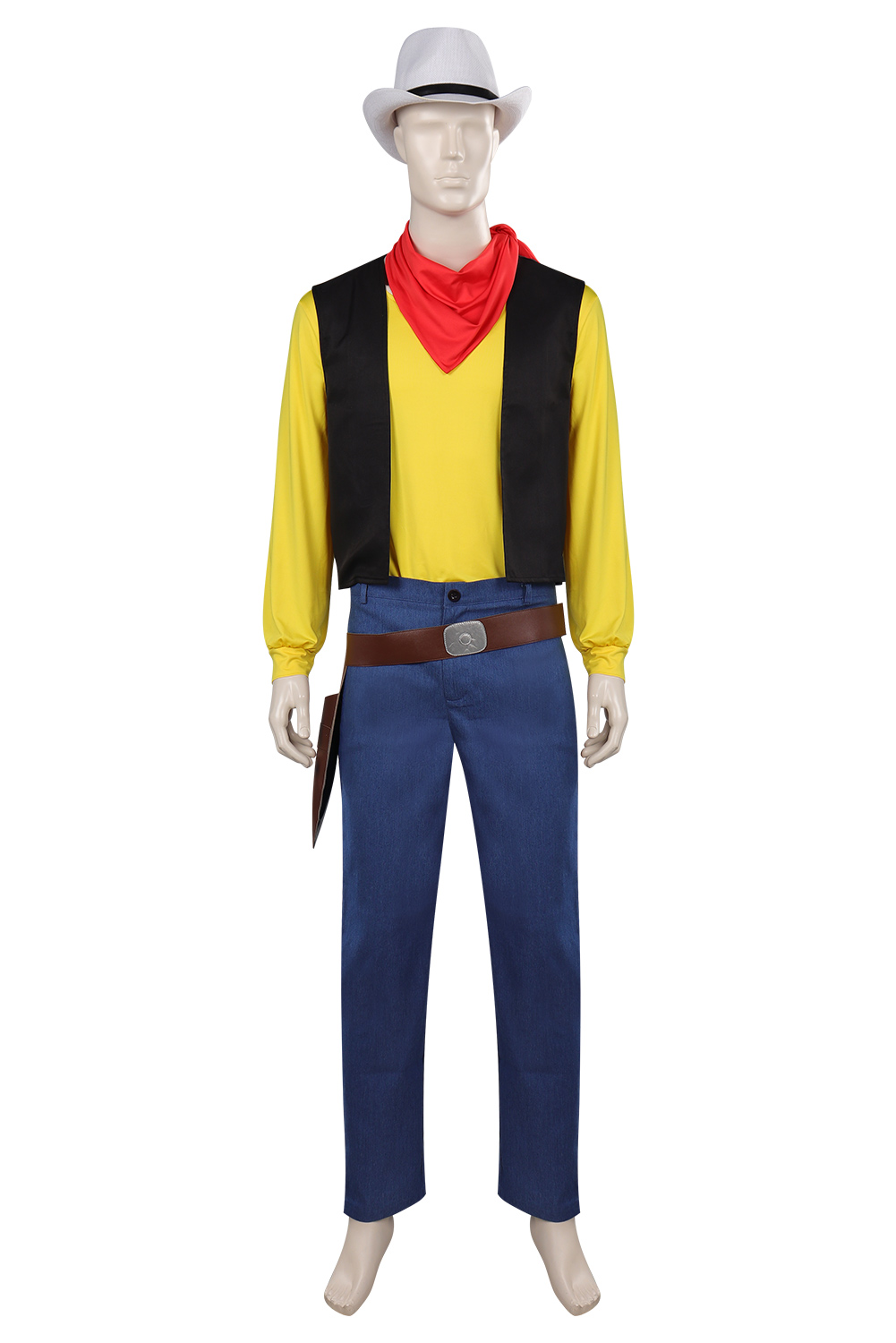 TV Lucky Luke Luke Outfits Halloween Carnival Suit Cosplay Costume