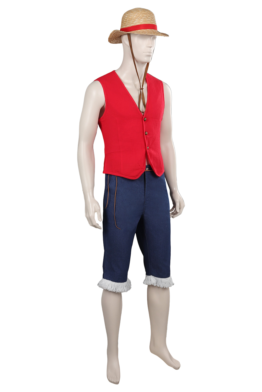TV One Piece 2023 Kids Children Luffy Outfits Halloween Carnival Suit Cosplay Costume