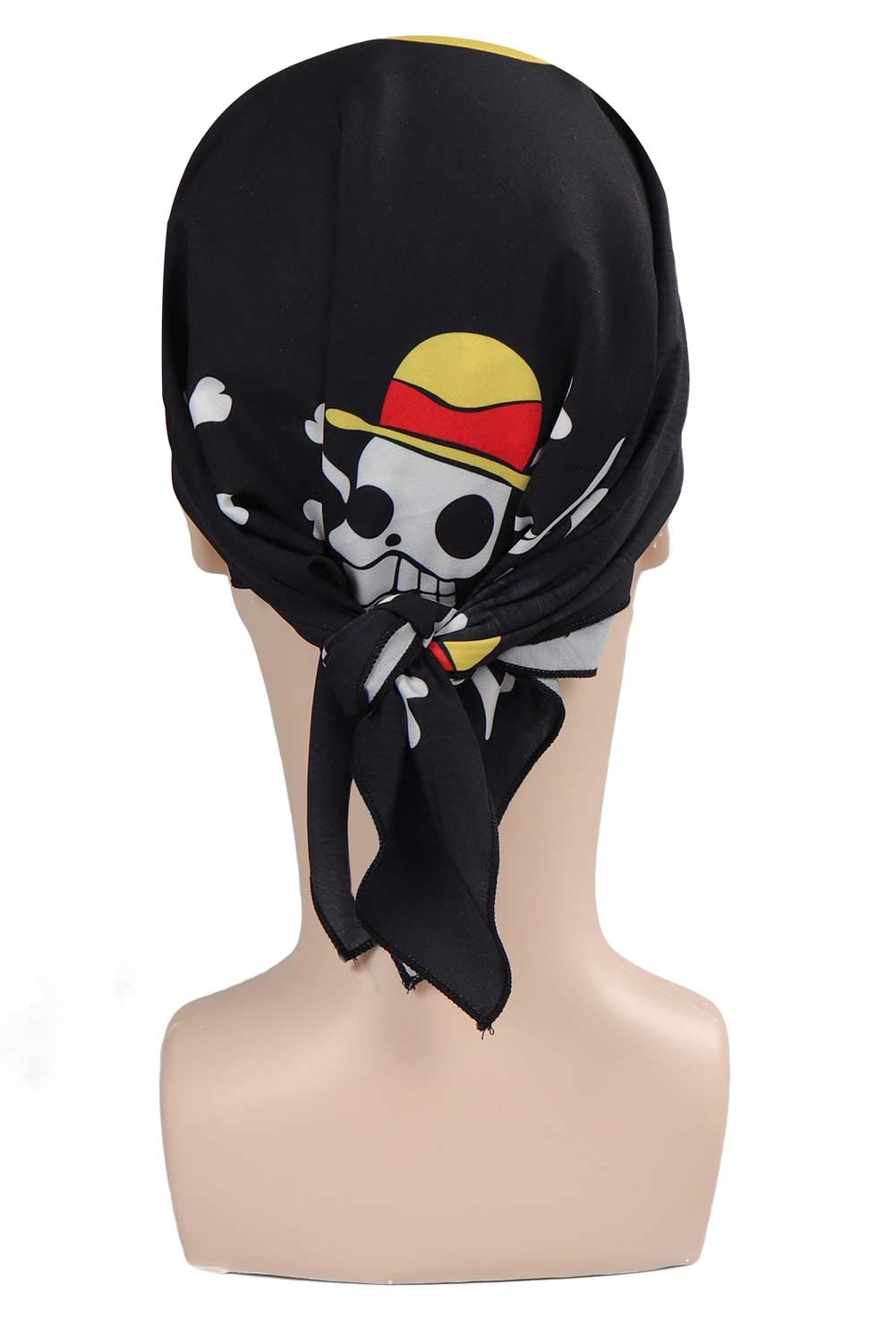 TV One Piece 2023 Luffy Skull Cosplay Kerchief Halloween Carnival Costume Accessories