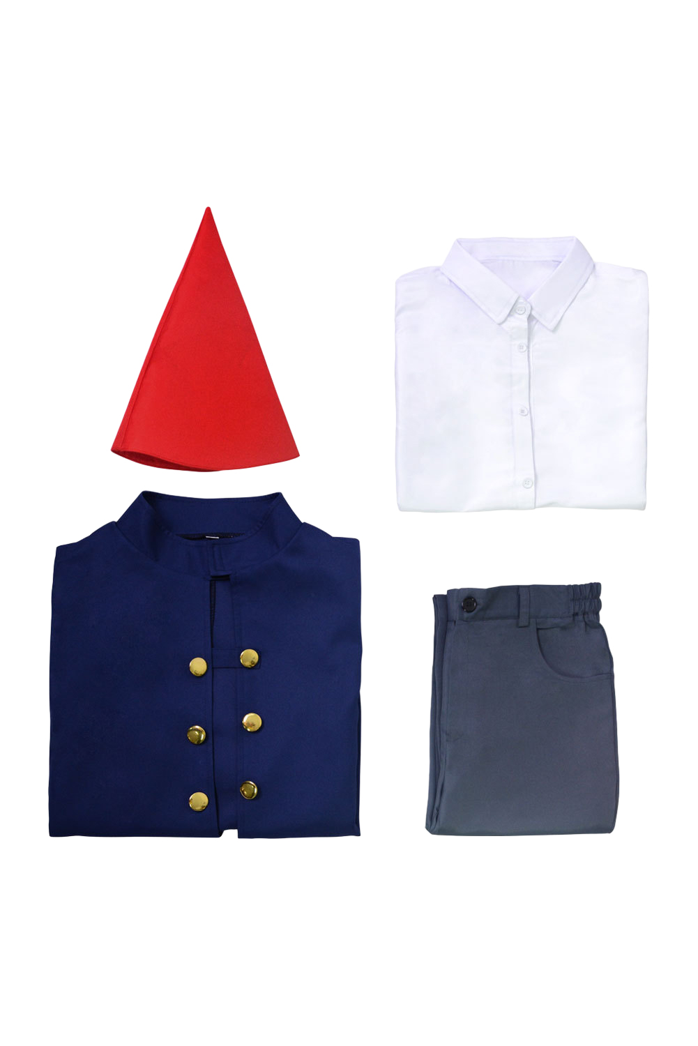 TV Over the Garden Wall Wirt Cloak Outfits Halloween Carnival Suit Cosplay Costume