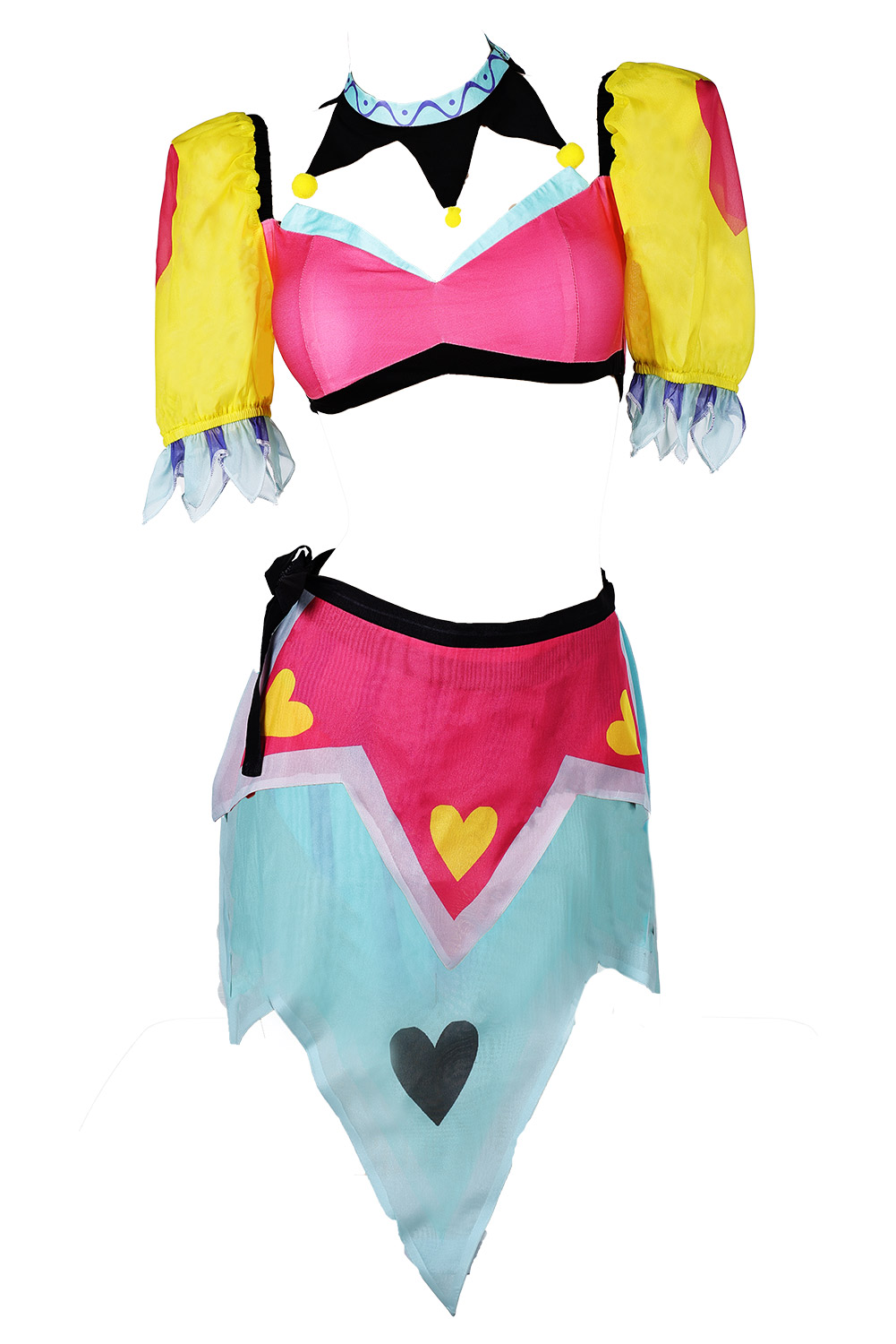 TV Series Helluva Boss Hazbin Hotel Fizzarolli Clown Swimsuit Outfits Halloween Carnival Suit Cosplay Costume Original Design