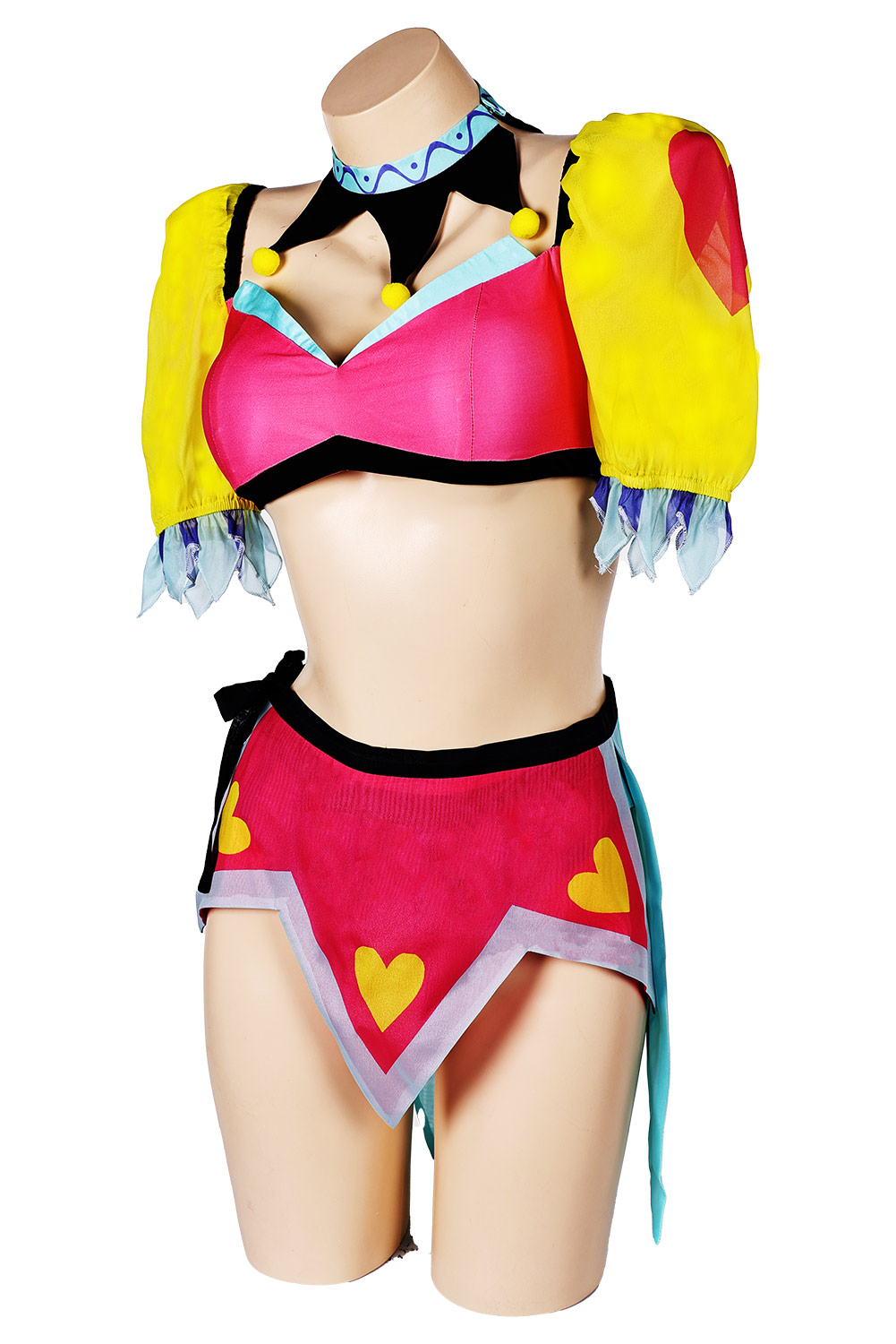 TV Series Helluva Boss Hazbin Hotel Fizzarolli Clown Swimsuit Outfits Halloween Carnival Suit Cosplay Costume Original Design