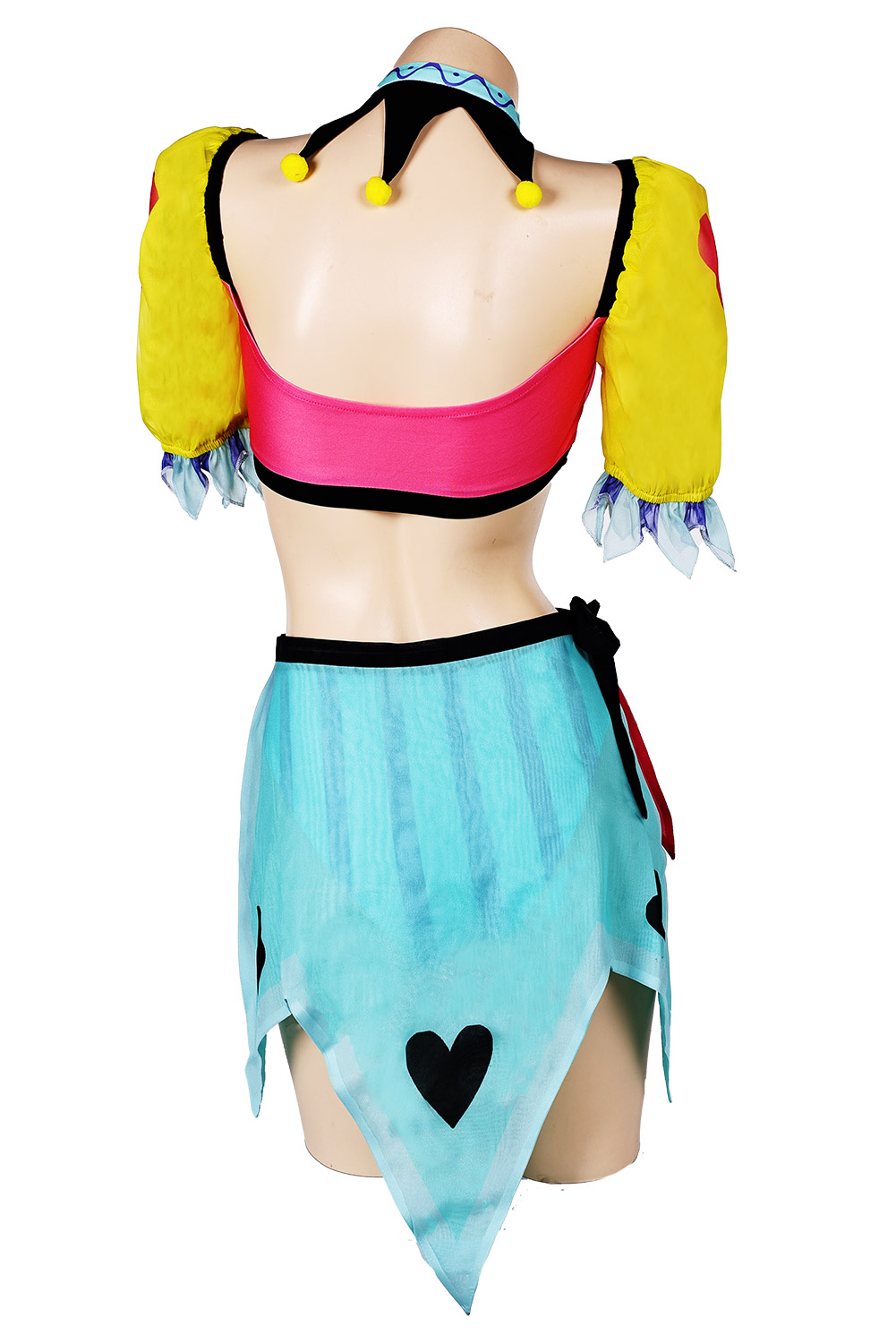 TV Series Helluva Boss Hazbin Hotel Fizzarolli Clown Swimsuit Outfits Halloween Carnival Suit Cosplay Costume Original Design